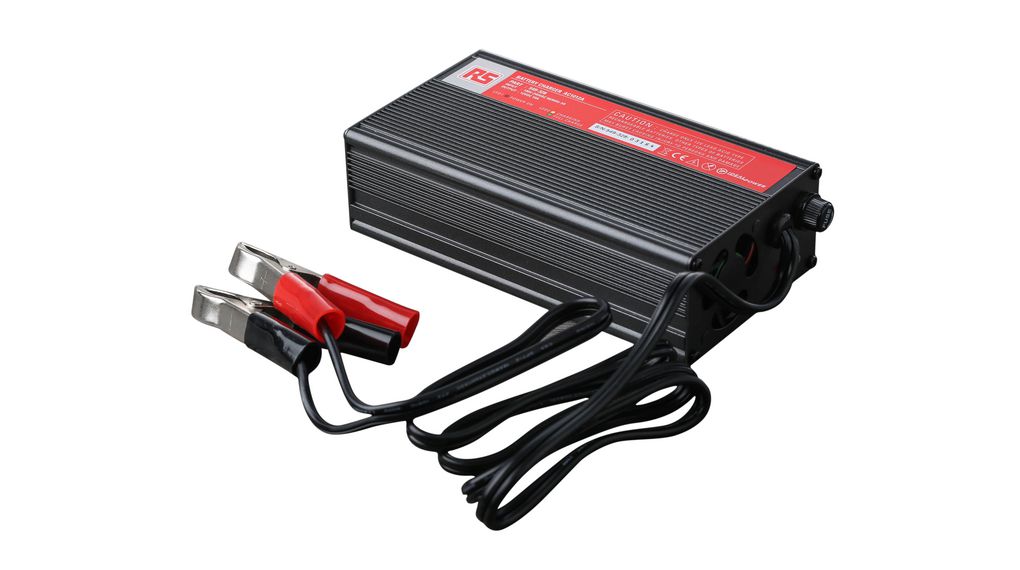 Battery Charger Lead-Acid 12V 10A 115 ... 230V DE/FR Type F/E (CEE 7/7) Plug