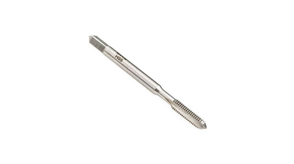 Threading Tap, Plug, Right Hand, M4, High Speed Steel (HSS)