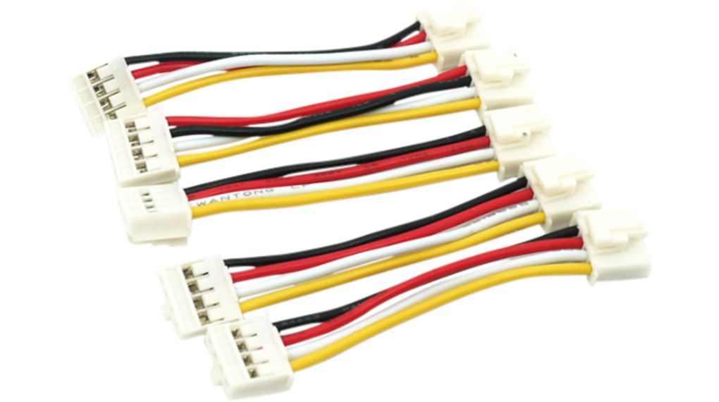 Grove-universele kabel, met slot, 50 mm, 4 pins, set van 5 stuks
