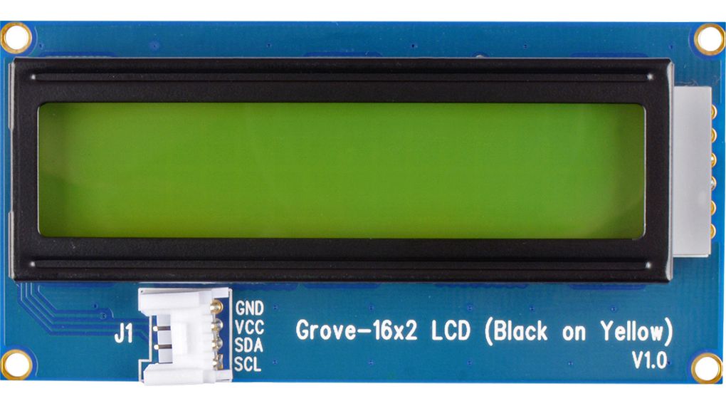 Grove 16 x 2 LCD Black on Yellow