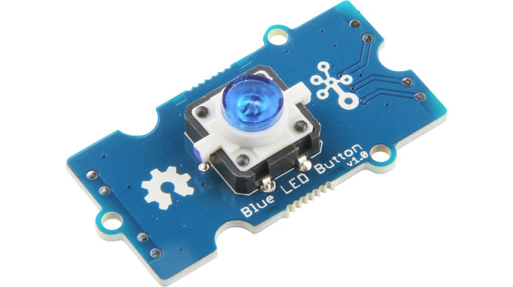 Niebieski przycisk LED Grove