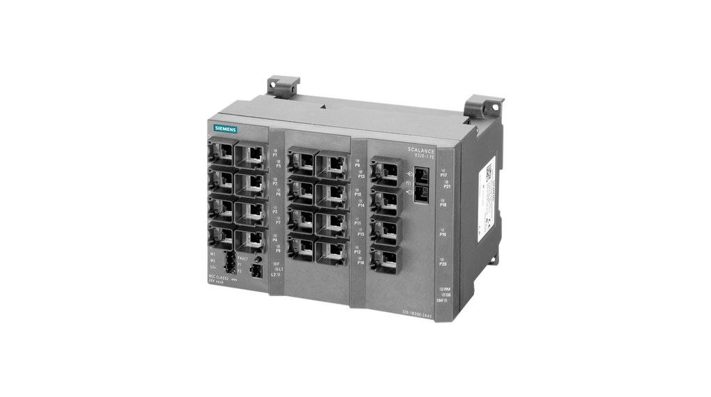 6GK5320-1BD00-2AA3 | Siemens Industrial Ethernet Switch, RJ45 Ports 20 ...