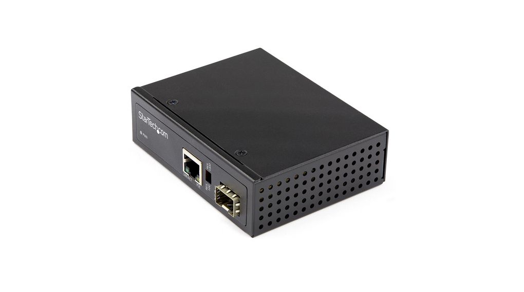 PoE Media Converter, Ethernet - Fibre Multi-Mode / Fibre Single-Mode, Fibre Ports 1SFP