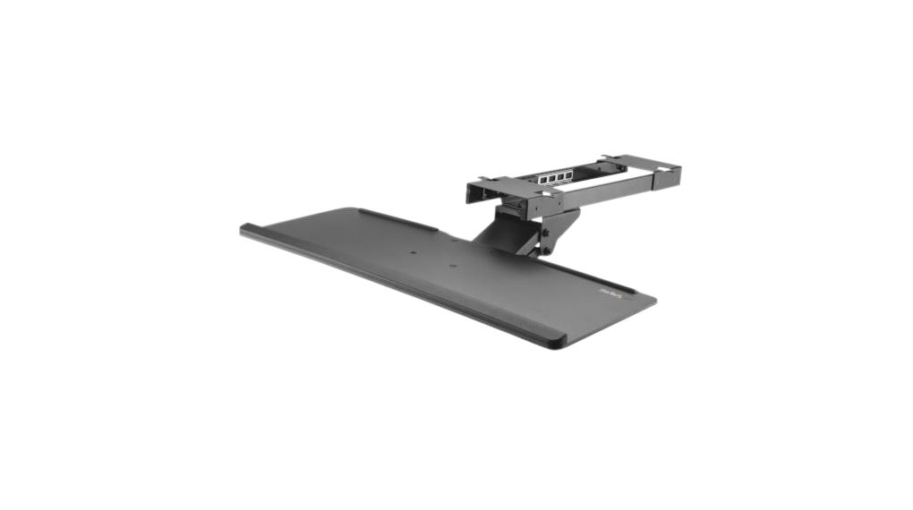 Adjustable Keyboard Tray, Black, Suitable for Under Desk Mounting