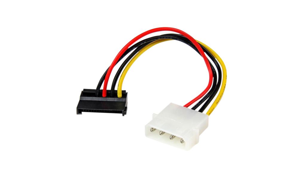 Power Extension Cable, Left Angle 152mm Multikleuren