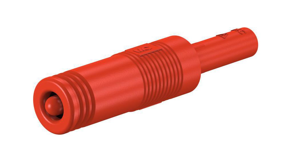 Safety Adapter Plug 30V 54mm Red