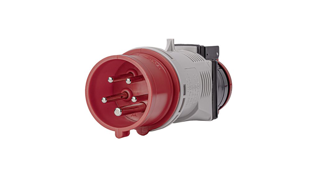 CEE Adapter 1x CH Type J (T25) Socket - CEE 400V Grey / Red