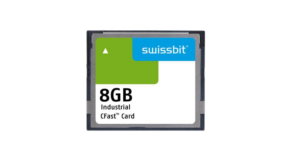 Memory Card, CFast, 8GB, 300MB/s, 130MB/s, Grey