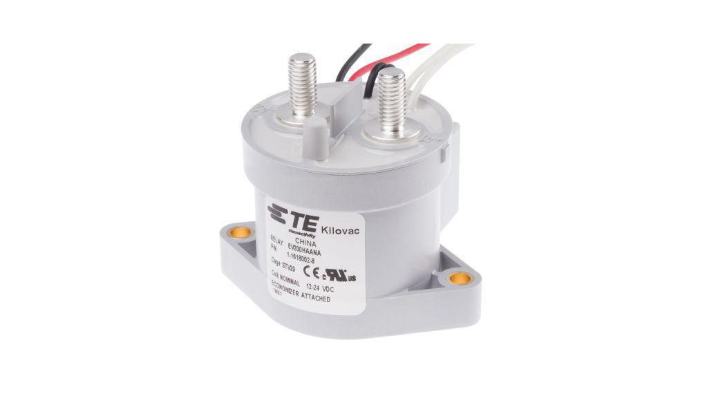 EV200 Series Relay, Without Auxiliary Contacts, (SPST-NO) 500A, Kilovac EV200, 1NO, 500A, Screw Terminal, M8