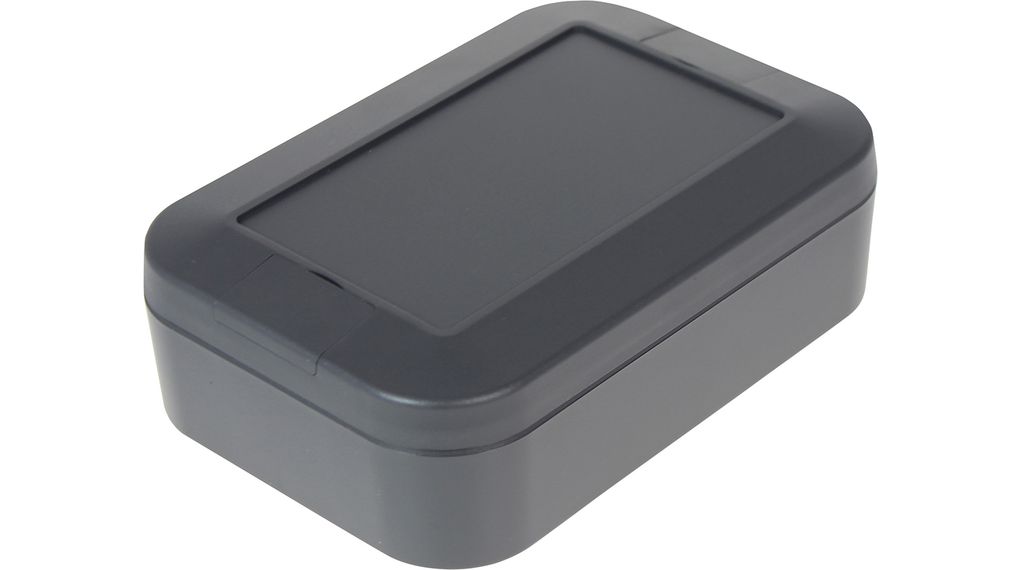 Low Profile Case WP 52x65x27mm Charcoal Grey ABS