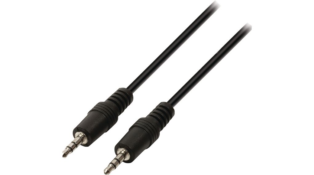 2,5m Klinkenkabel Stereo | 3,5mm Stecker Auf Stecker | Für Audio-Verbindungen