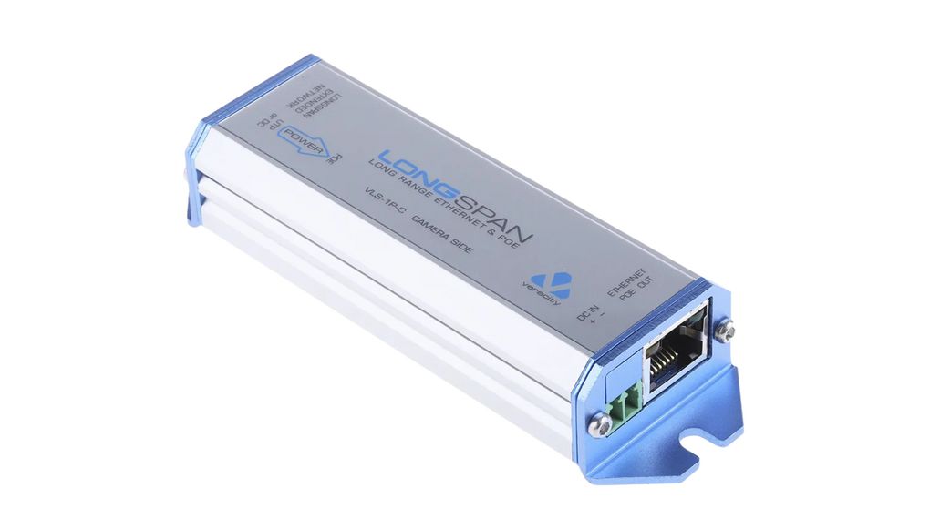 CCTV Camera Adaptor for Long Range Ethernet and POE, 820m