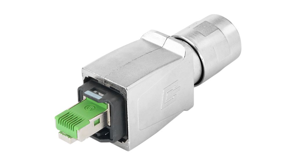 Industrial Ethernet Plug RJ45 Plug CAT5 Straight, CAT5, Shielded, IDC