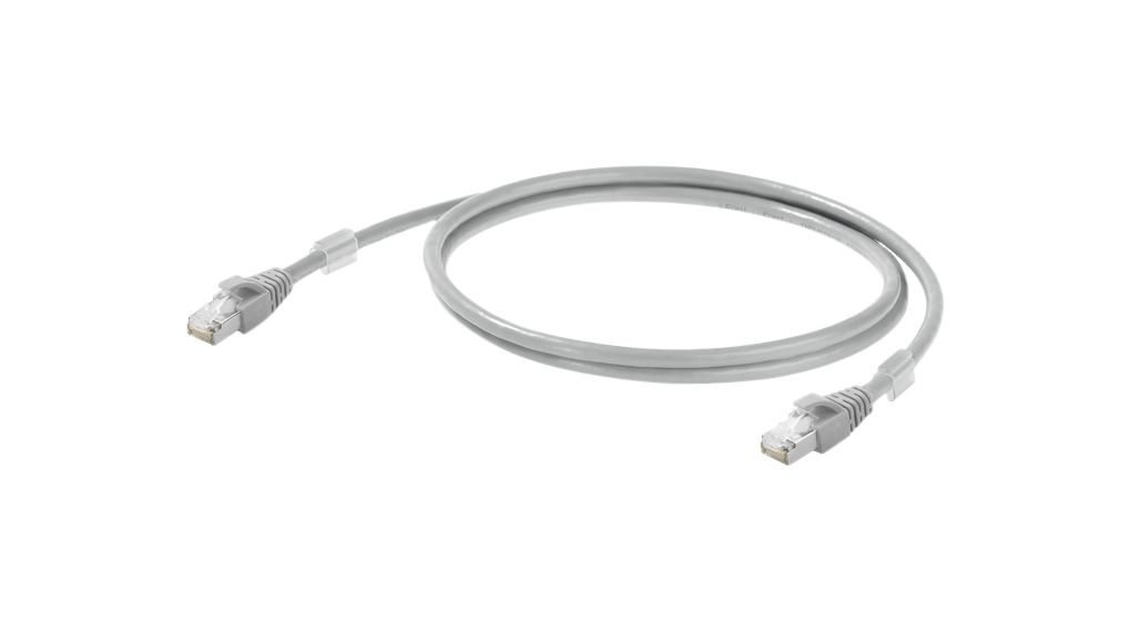 Industrial Ethernet Cable, LSZH, 10Gbps, CAT6a, RJ45 Plug / RJ45 Plug, 3m