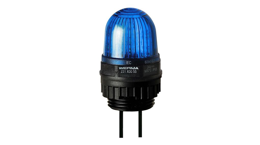 231.500.67 | Werma Signal Beacon LED 231 Continuous Blue 115VAC 15mA ...