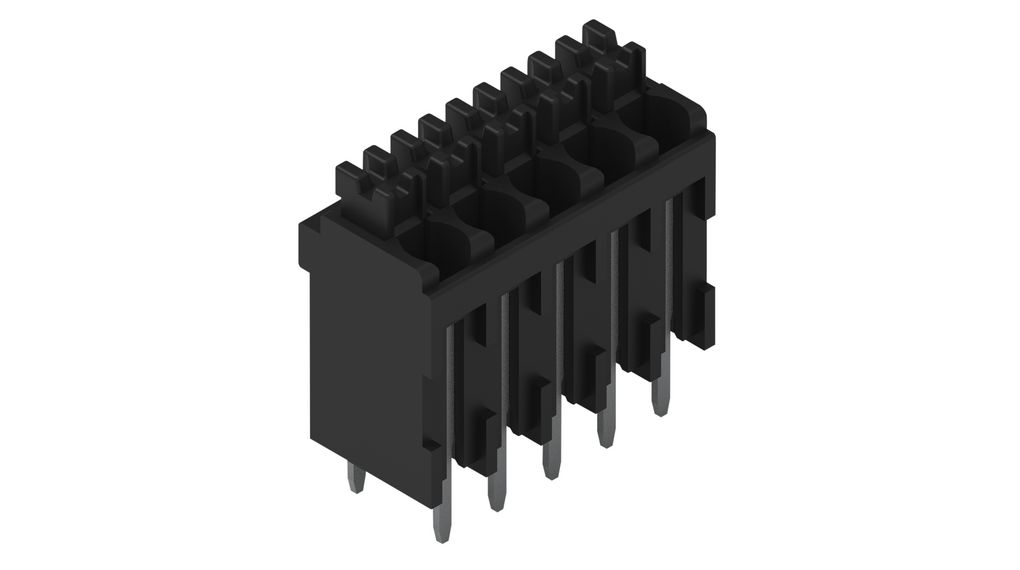 PCB Terminal Block, THT, 3.5mm Pitch, Straight, Push-In, 5 Poles