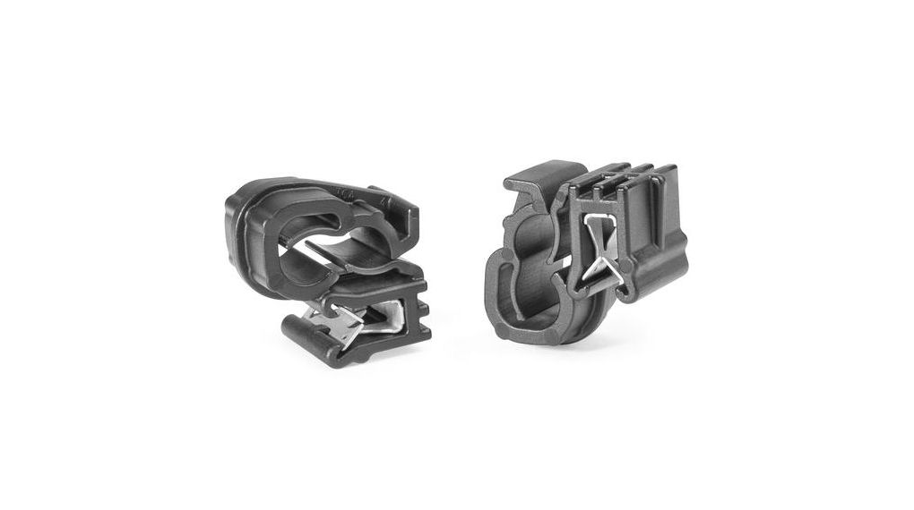 HellermannTyton Black Polyamide 66, 6.8 mm Max. Bundle Pack of 100 pieces