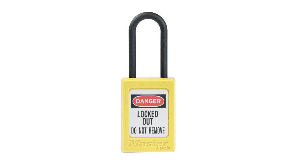 S32YLW | Master Lock Yellow 1-Lock Zenex Thermoplastic Safety Lockout ...