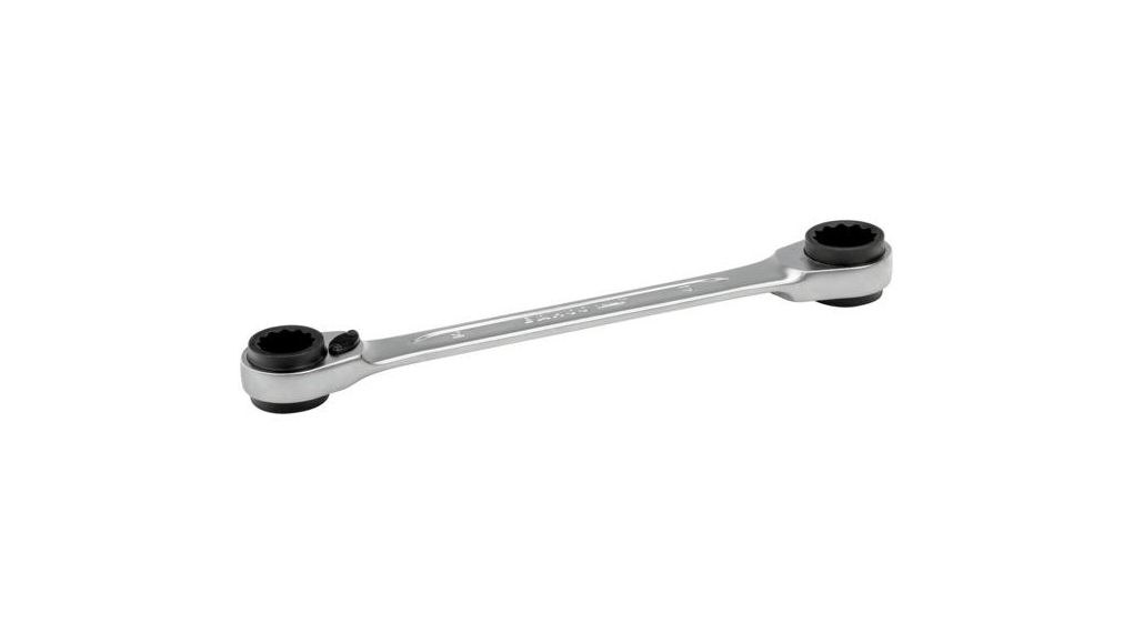 Bahco S4RM Series Wrench, 16 mm, 19 mm, 230 mm Overall
