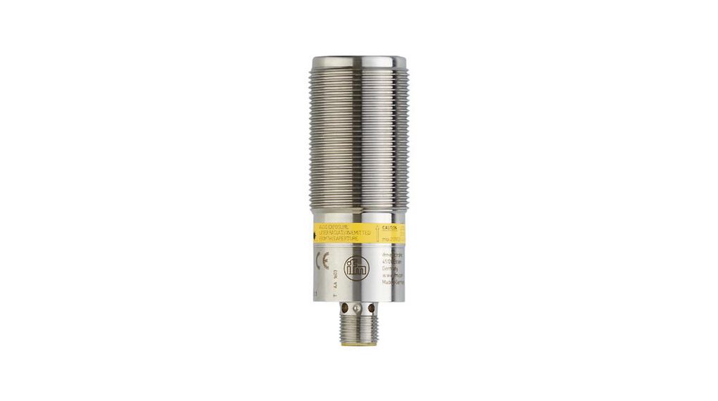 ifm electronic Photoelectric Photoelectric Sensor, Cylindrical Sensor PNP 75mA Lumière rouge IP65 / IP67 / IP68 / IP69K