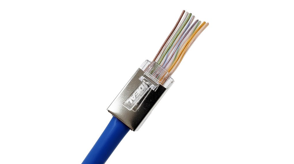 85-365 | Ideal Industries 85 Series Plug RJ45 Connector, Clip Mount ...