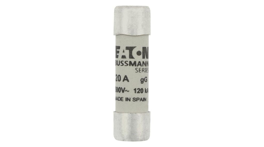 Eaton 20A gG/gL Cartridge Fuse, 10 x 38mm, Lot de 10 pièces