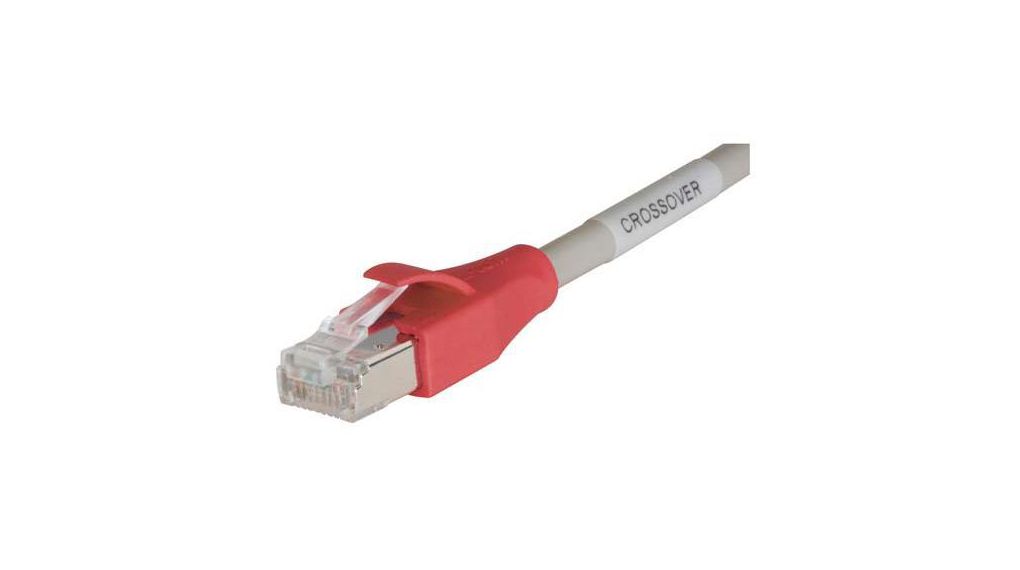 TRD, 15 ft, Grey RJ45 to Male RJ45 Male, Aluminium/Polyester Foil Polyvinyl Chloride Sheath, Cat 5e, 4.57m, Gris