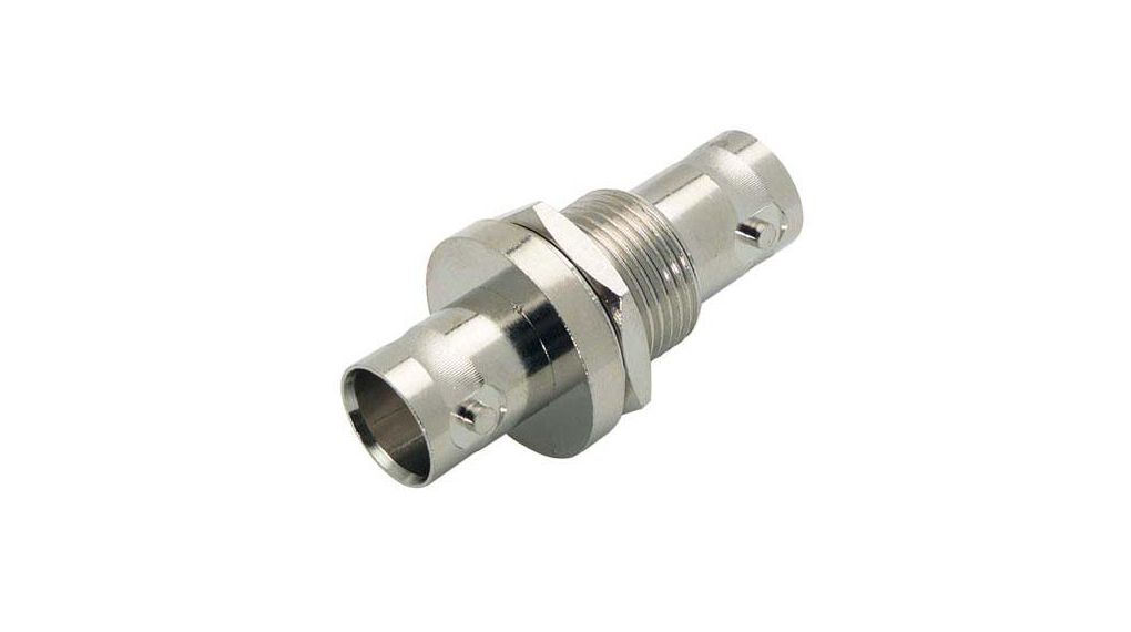 Straight 75 Ohm Coaxial AdapterFemaleFemale, 75Ohm