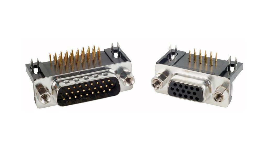 CONEC DLH2XS8 26 Way Straight PCB D-Sub ConnectorFemale