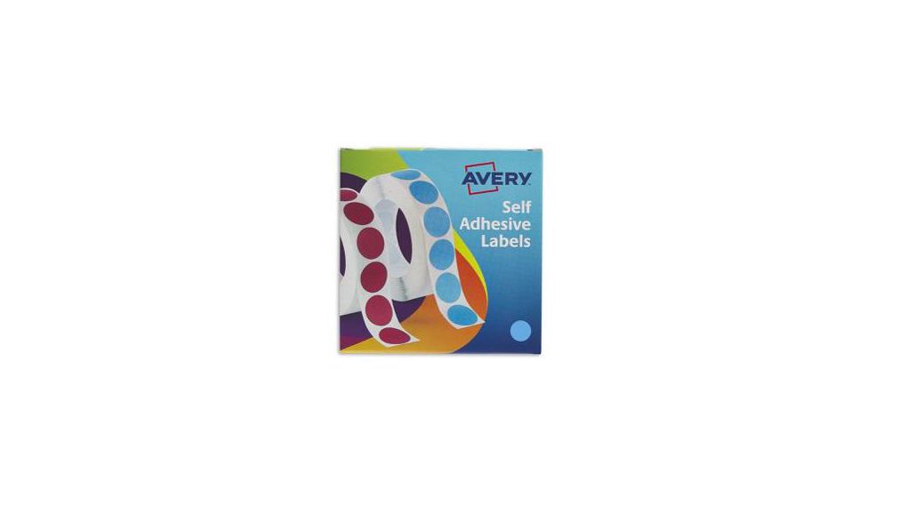 Avery Blue Adhesive High Visibility Label Sheet, Pack of 1120EA