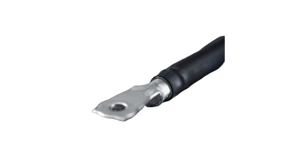Standard Heat-Shrink Tubing, Black 40 mm Sleeve Dia. x 30m Length 3:1 Ratio, TAN32 Series, Roll of 30 Metres