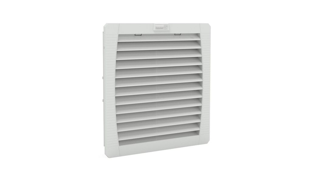 Pfannenberg 11740003055 Series Fan Filter for 223 x 223mm Fans, Fabric Filter, Thermoplastic Frame, 252 x 252 x 44mm
