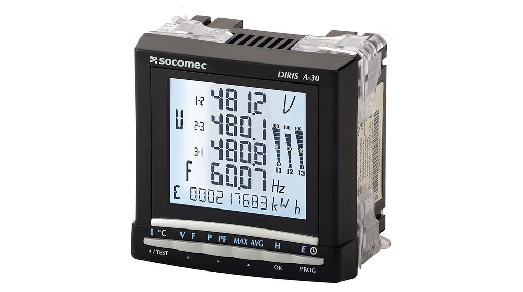 3 Phase LCD Backlight Energy Meter, Type Digital