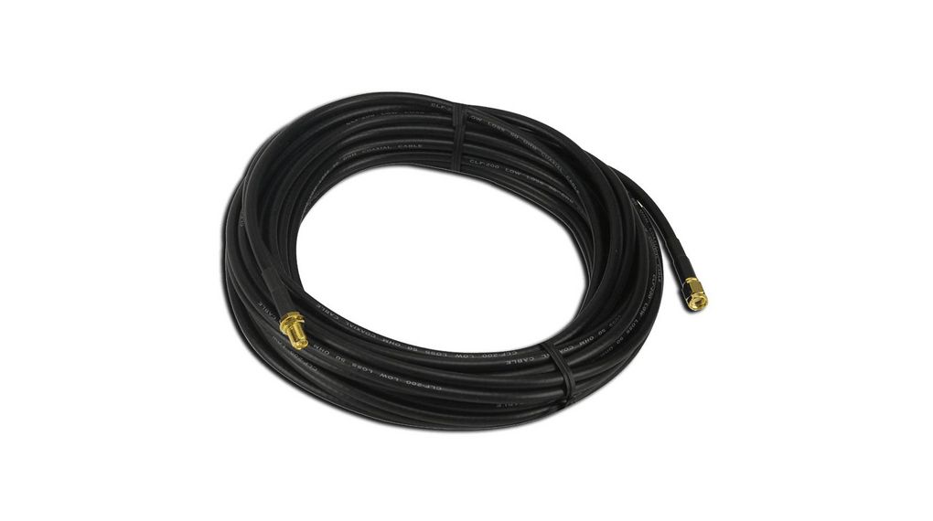 RF Solutions Male SMA to Female SMA, 10m, LMR-240 Coaxial, Terminated50 Ohm