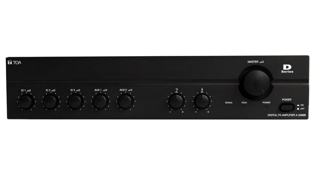 TOA 120 W 1 Channel Mixer Power Amplifier, 20 Hz → 20 KHz Range