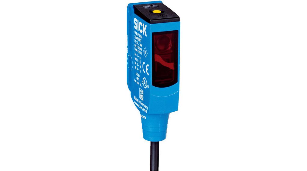 Rectangle Shape Sensor 1052899 | Sick SICK Retroreflective Photoelectric Sensor, Rectangular ...