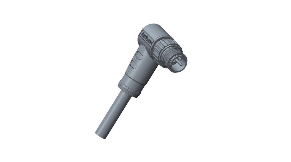 Circular Connector, 3 Contacts, M8 Connector, Plug, Male, IP67, Socket, 3 Contacts, 3A, 60V, IP67