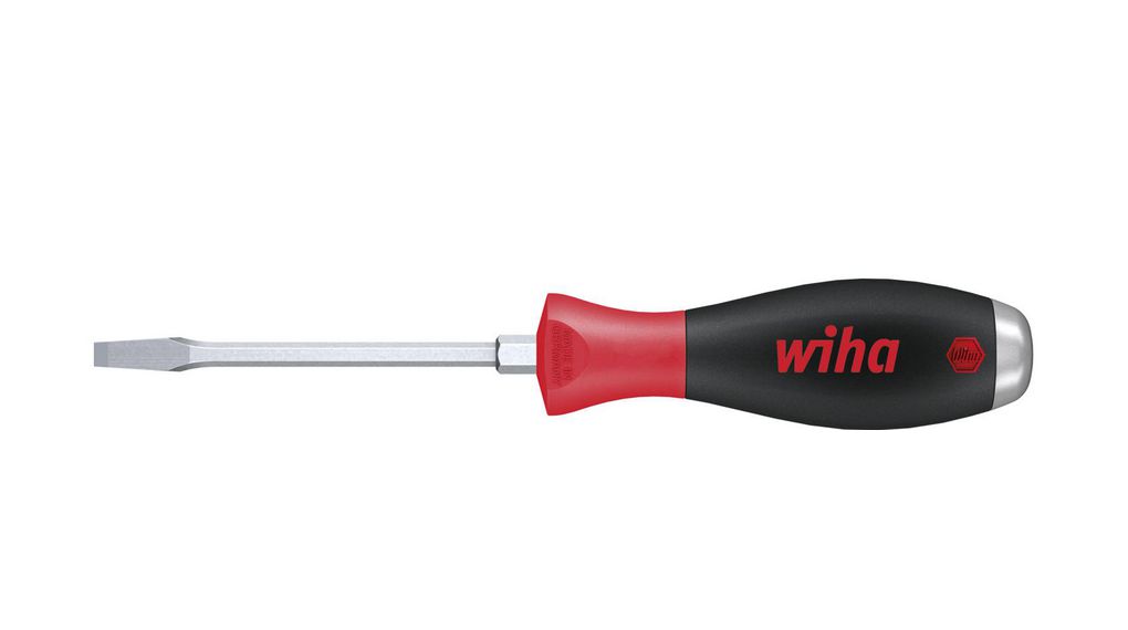 Wiha Slotted Screwdriver, 10 mm Tip, 175 mm Blade, 261 mm Overall, 175mm
