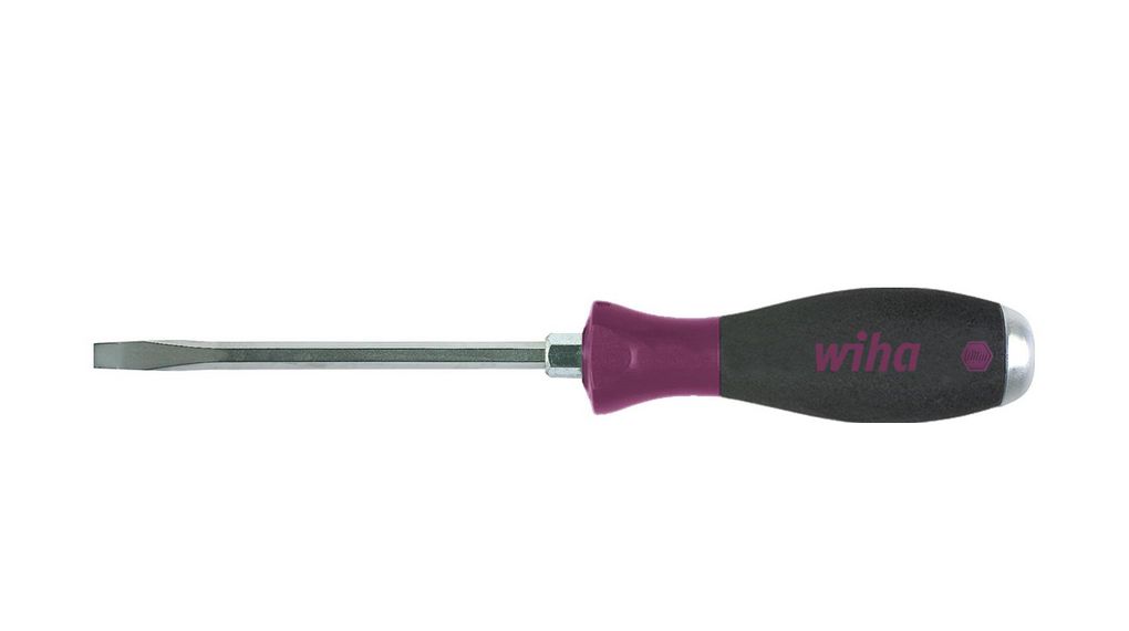 Wiha Slotted Screwdriver, 8 mm Tip, 150 mm Blade, 271 mm Overall, 150mm