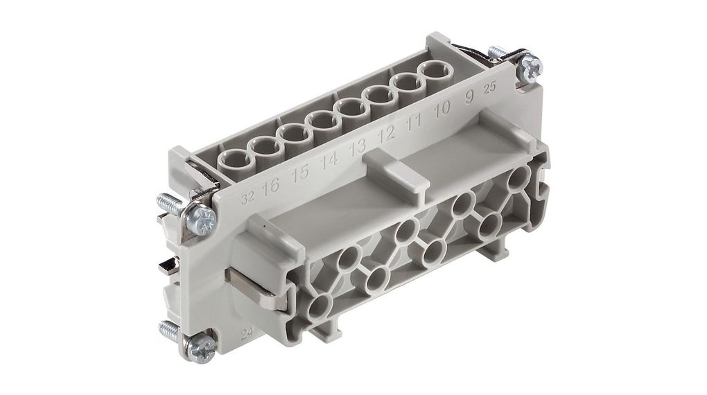Lapp Connector, 16 Way, 16A, Female, H-BE 16, 500 V