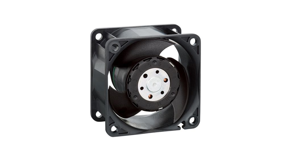 Axiallüfter DC Kugellager 60x60x32mm 24V 12400min-1 70m³/h 3-polige Litze