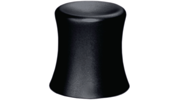 Shaped Knob 18mm Black Aluminium Switches