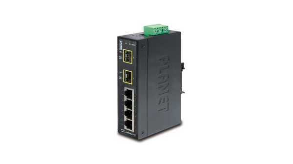 Ethernet Switch, RJ45 Ports 4, Fibre Ports 2SFP, 100Mbps, Layer 2 Unmanaged
