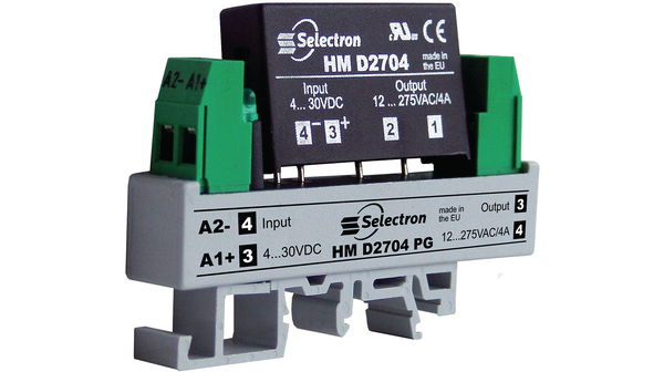 Solid State Relay, HM, 1NO, 3A, 60V, Radial Leads