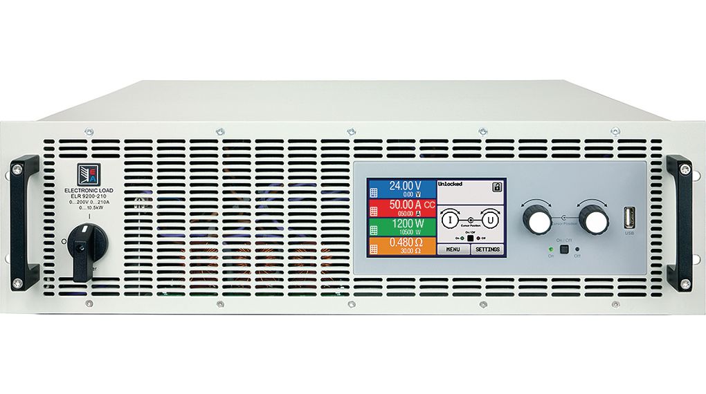 Electronic DC Load, Programmable, 250V, 210A, 10.5kW