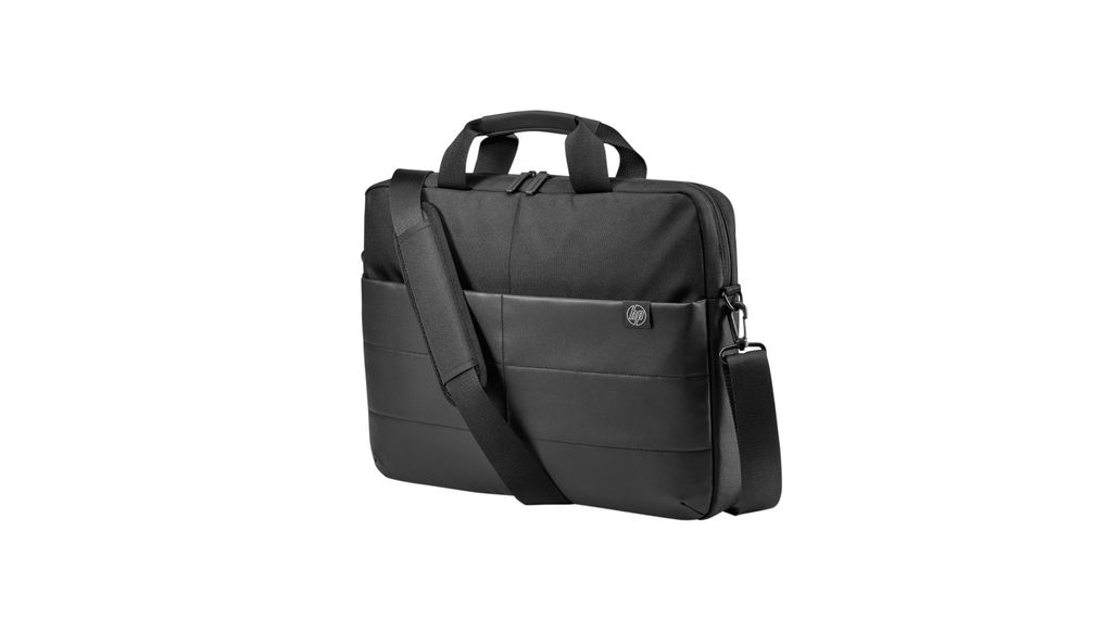 Notebook Bag, Shoulder Strap, 15.6" (39.6 cm), Classic, Black