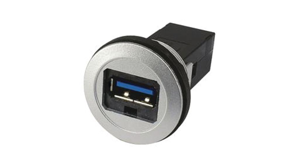 Feed-Through Adapter, USB 3.0 A Socket - USB 3.0 A Socket