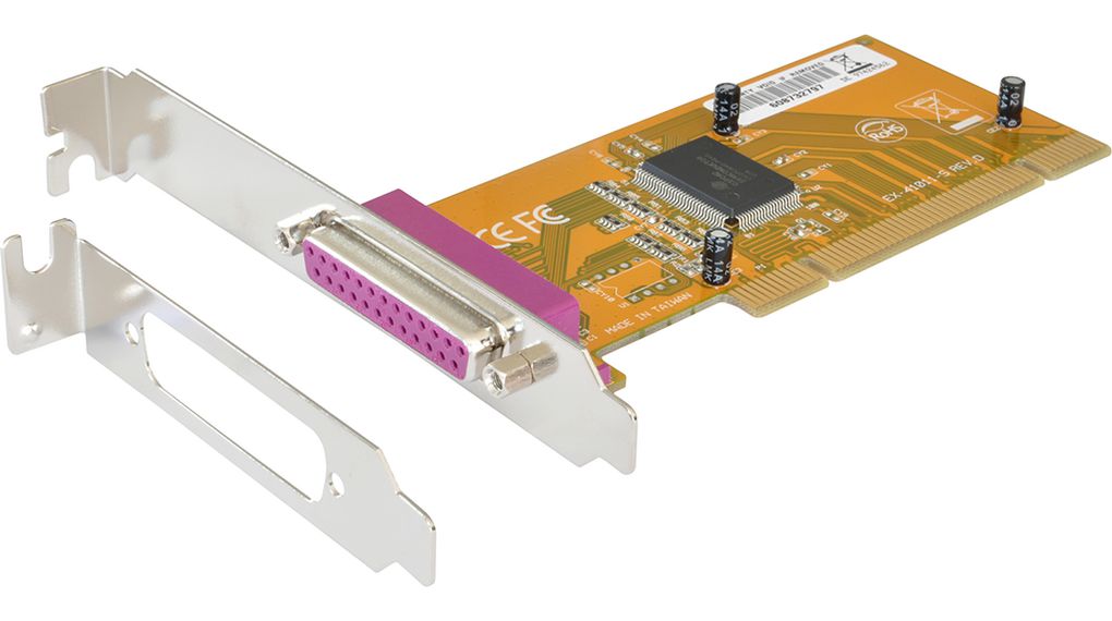 Interface Card, RS232, DB25 Female, PCI