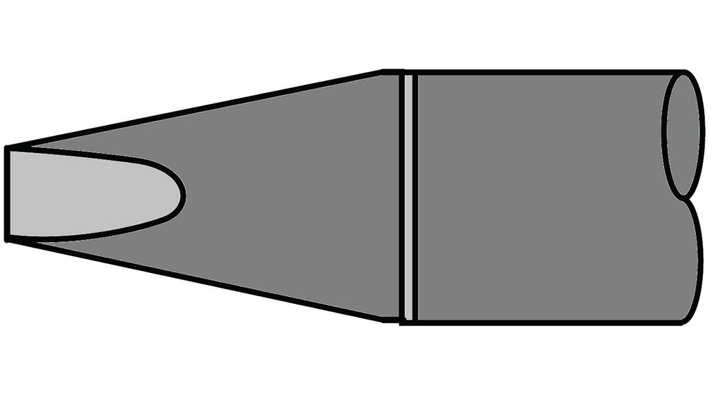 UFTC-7CH12 - Metcal - Soldering Iron Tip, Chisel, 1.2 mm