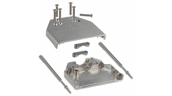 D-Sub metal hood, DB-25, Zamak
